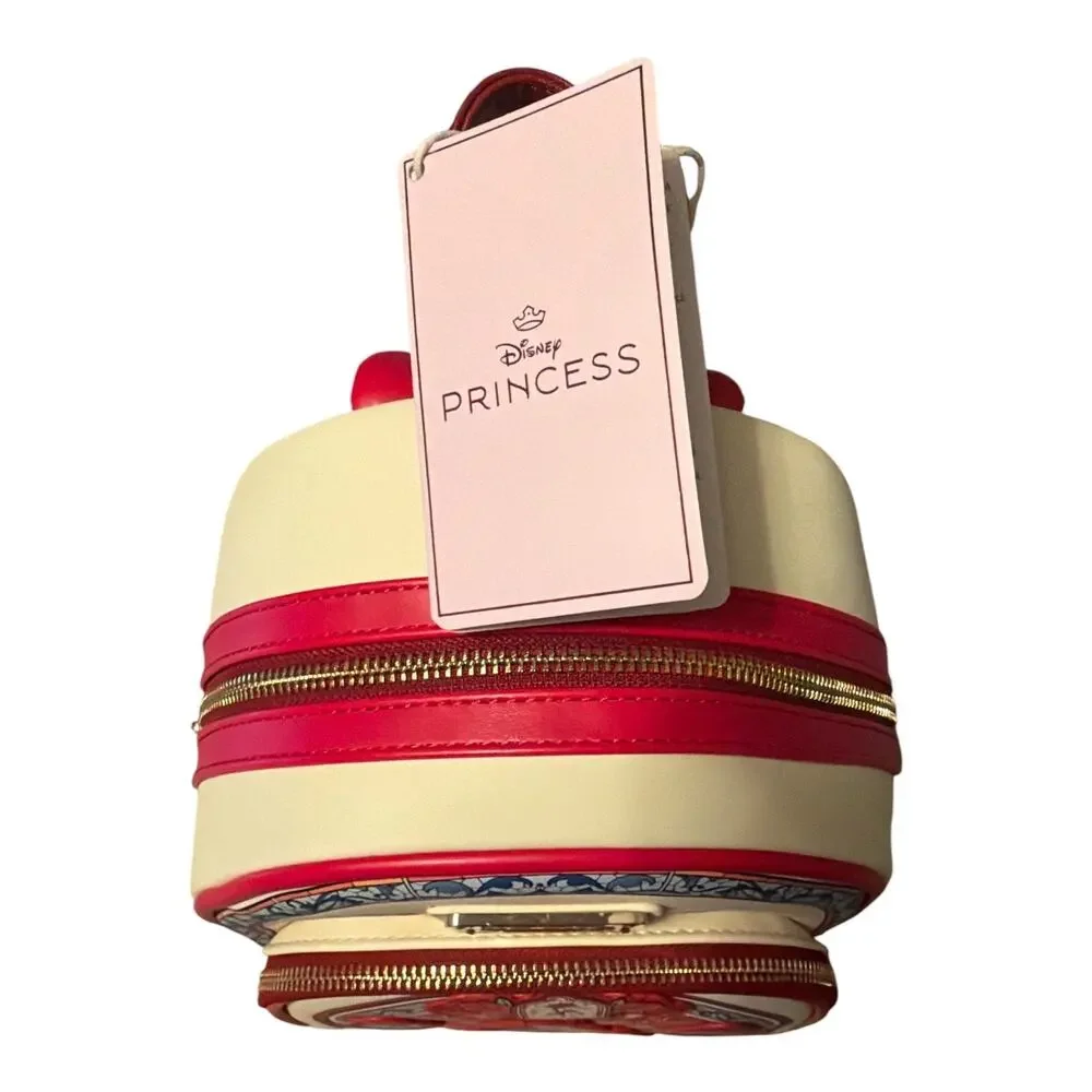 Loungefly Disney Beauty & the Beast Belle Stained Glass Portrait Backpack NWT